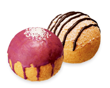 ポン・デ・シュードーナツ紫いも&クッキークリーム